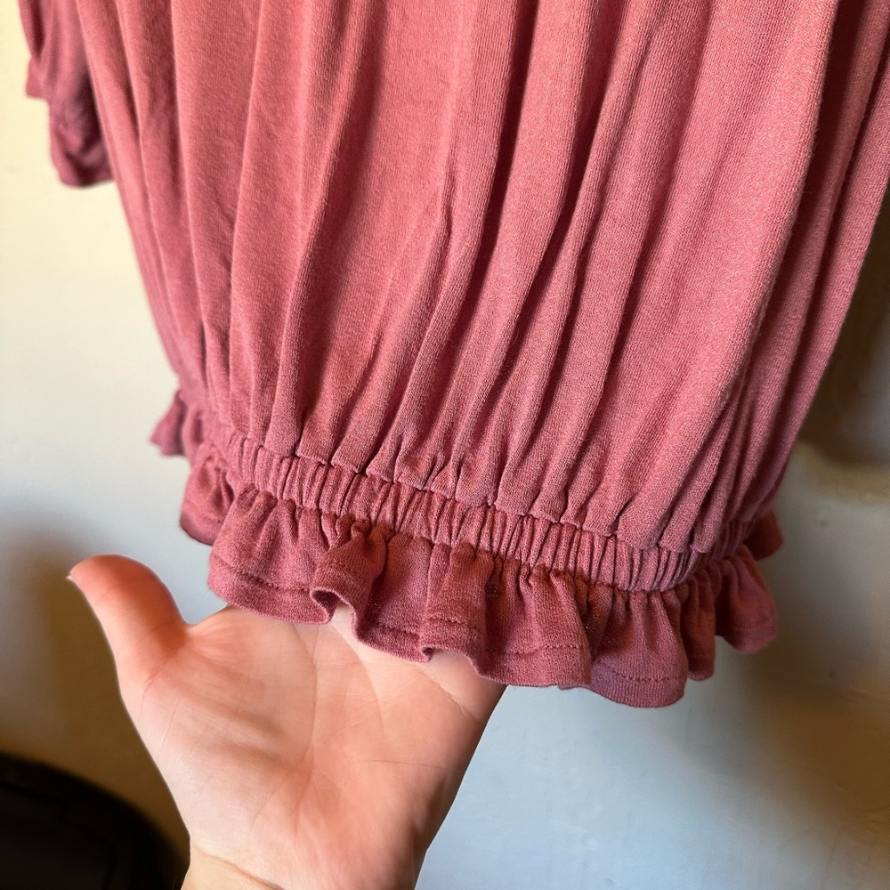 Size 10/12 (Large) Ruffled Blouse - Picture 2 of 6